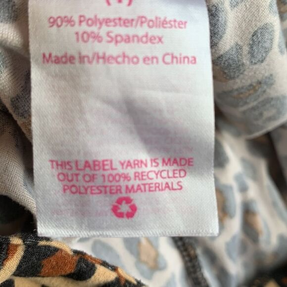 Lot Of 2 Biker Shorts Animal Print & Camo size spandex small and XS - Picture 6 of 6